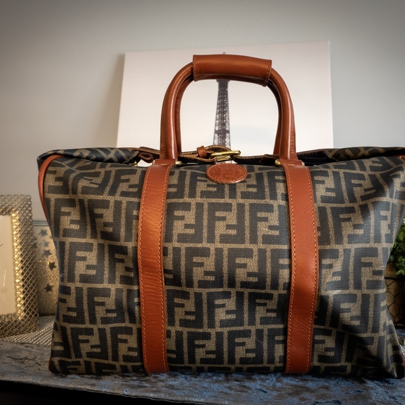 Fendi Bags Authentic Vintage Fendi Zucca Travel Bag Poshmark